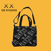 OK Limited Homemade Floating KAWS Artistic Sails Boupack Harbor Craze for Inclined Satchel Shoulder Handbag Bag for boys and girls