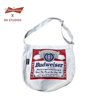 OK Original ancient Evil Fuck Boomer port Wind personality Diagonal Satchel Backpack for male and female students Large-capacity single shoulder bag