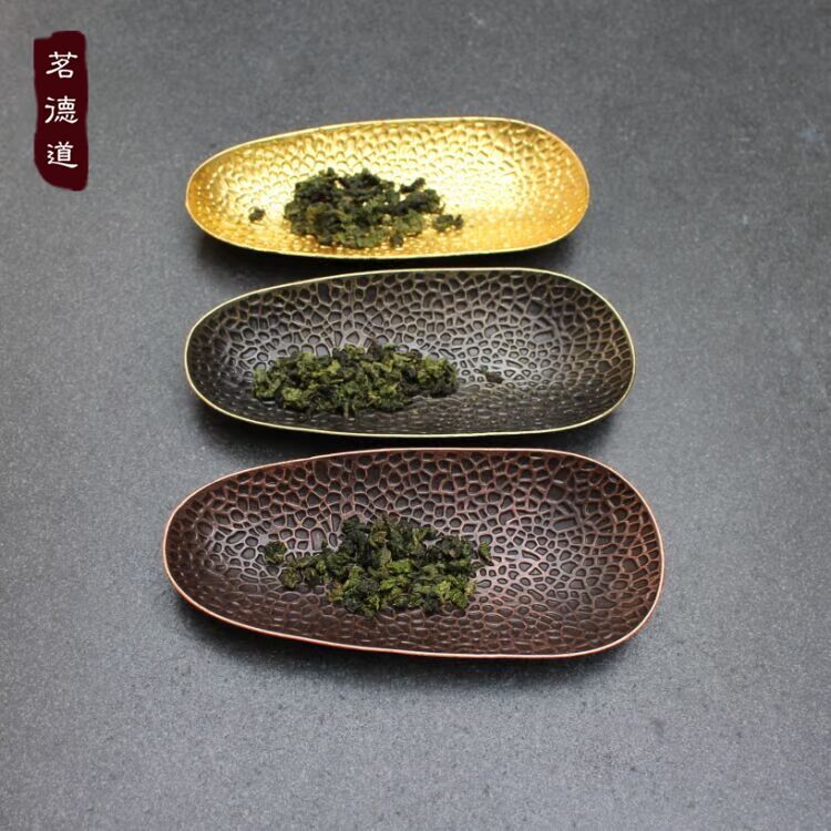 Bộ ấm trà bằng đồng bằng đồng muỗng trà bằng tay muỗng trà tách trà muỗng trà accessories trà hoa sen trà phụ kiện bình trà thủy tinh có lọc