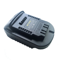 MT20DL adapter with Makita BL1830 battery for DCB200 conversion on DEWALT 18V lithium battery tools