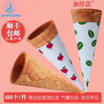 Ice cream cream cute mulled ice cream cone crispy crustacean curl curl waffle shell flat crust shell