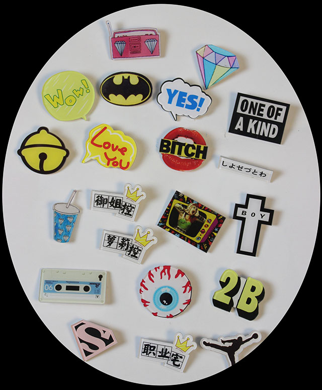 Broche femme en plexiglas - Ref 1179023 Image 72