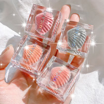Two-color small ice cubes shells blush one-piece nude makeup natural repair Brighten Complexion sun-toned woman
