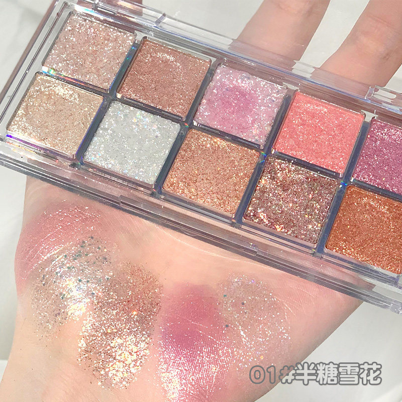 ROTO eyeshadow palette summer 2021 new flagship store earth color ins super fire affordable student niche brand