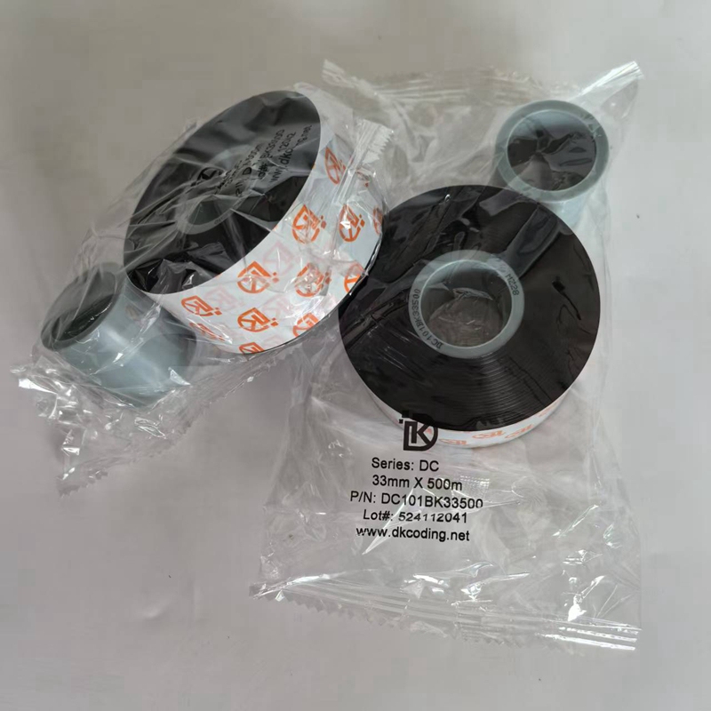 Dikai Original Dc101Bk33*500 Dc55*600 Ribbon D03S D05S Thermal Transfer Coding Machine Ribbon