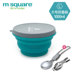 lock and lock hộp cơm giữ nhiệt Gấp bát ăn trưa ngoài trời di động cắm trại dã ngoại silicone có thể thu vào du lịch bát nước cốc bé dao kéo - Hộp cơm điện sưởi ấm hộp cơm hâm nóng bằng điện Hộp cơm điện sưởi ấm