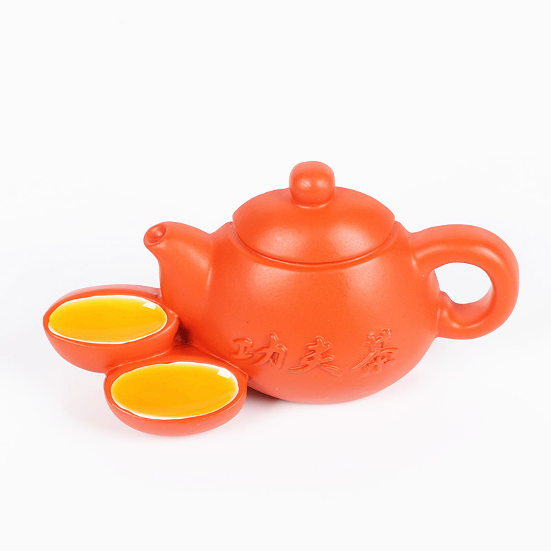 Guangdong Chaozhou Chaoshan Fujian special refrigerator paste Kung Fu Tea three-dimensional creative magnet