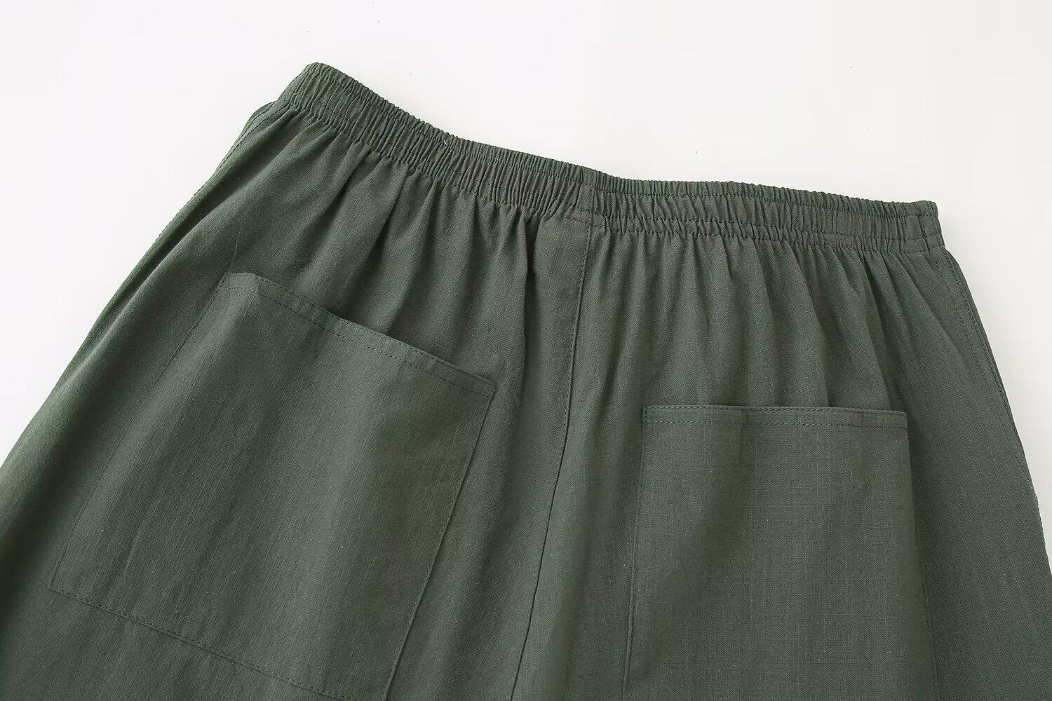 Стильные костюмы kaslead 新款 女装 欧美风双襟和服式外衣休闲裤 5427743 5427431