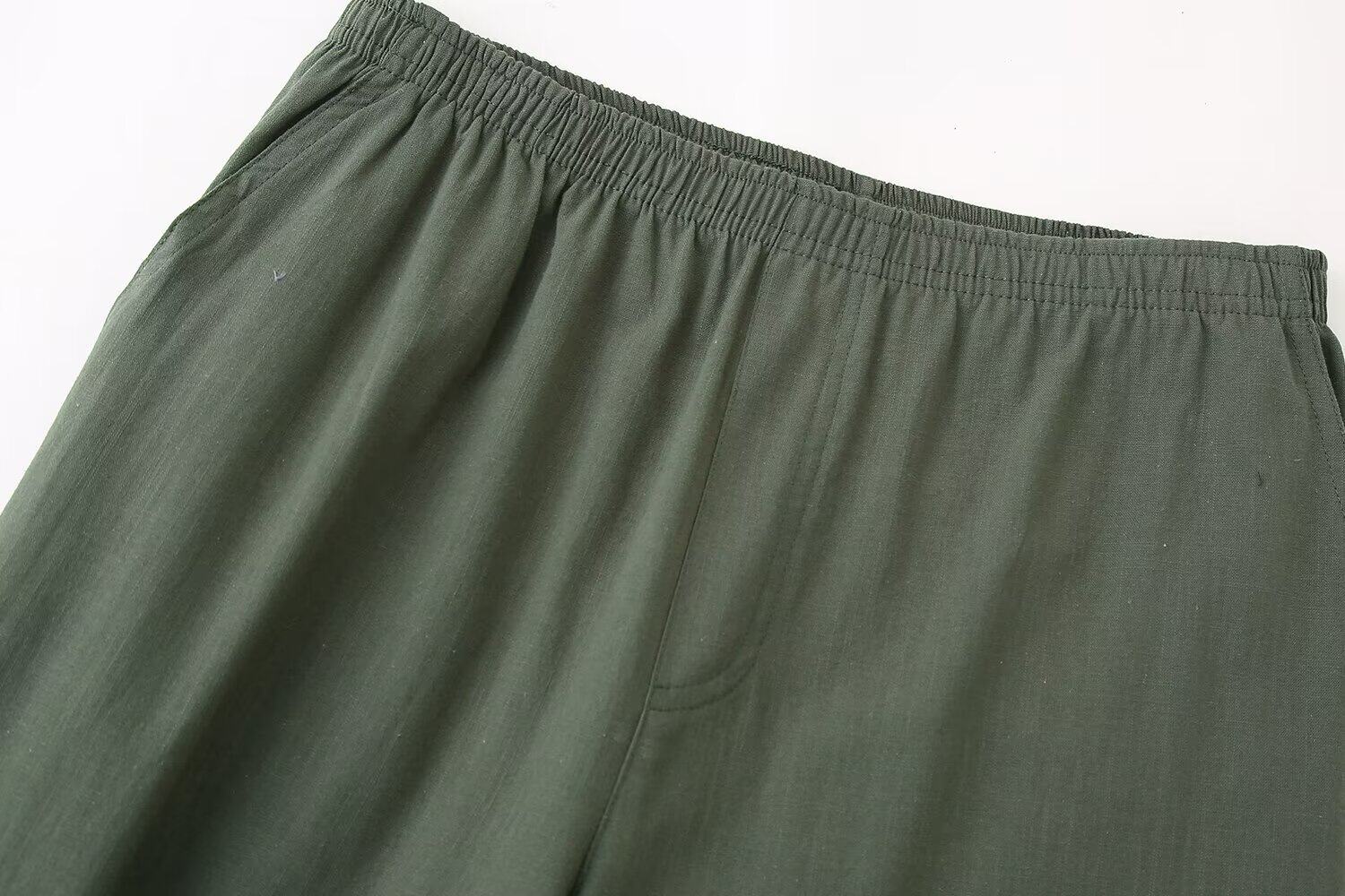 Стильные костюмы kaslead 新款 女装 欧美风双襟和服式外衣休闲裤 5427743 5427431