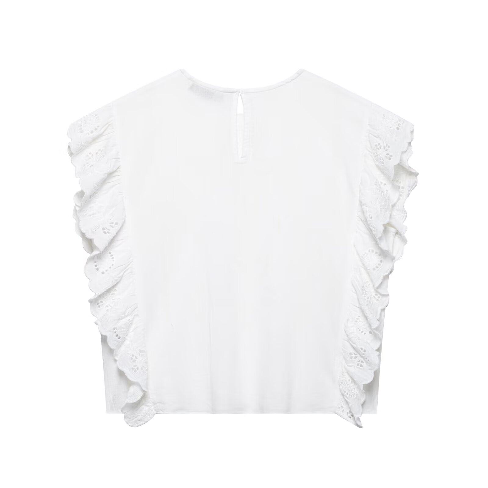 Стильные костюмы kaslead 新款 女装 欧美风刺绣镂空上衣半身裙裤 5107051 4786059