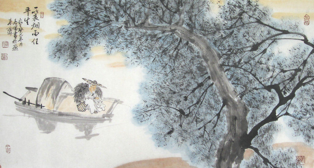 Collection Type Boutique National Painting of People's Art Painter Zulu Painter's Pure Handdrawn Book Painter Works True Calligraphy House Calligraphy