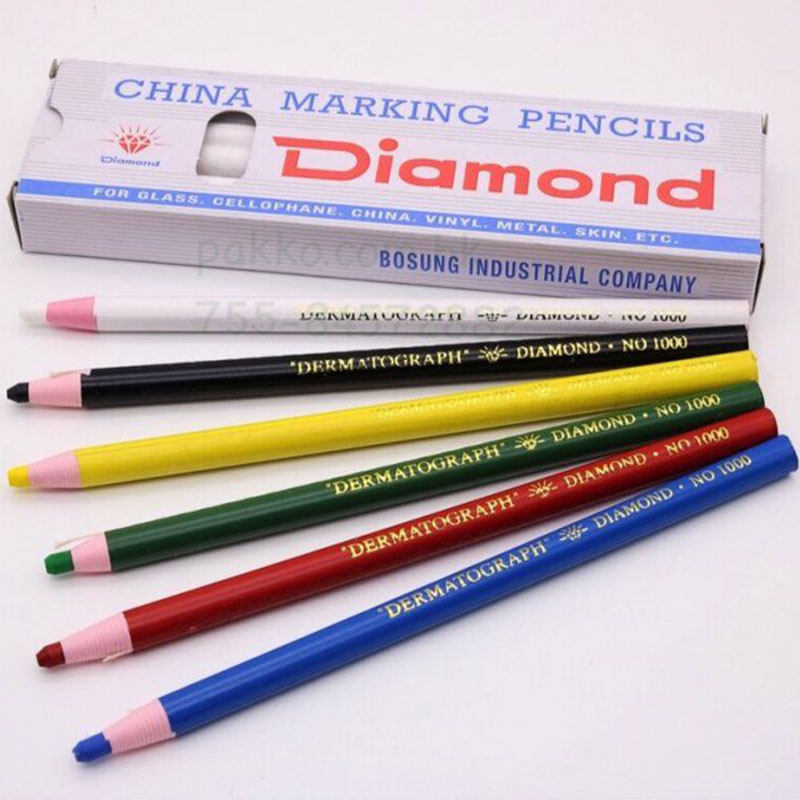 Korea Diamond brand Diamond marker Tear paper pull line cut-free wax pen Clothes cutting positioning plan genuine product