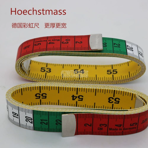 Немецкая радуга широкая кожная линейка Hoechstmass Home Швейная режущая линейка резки Рекомендация по весовой одежде.