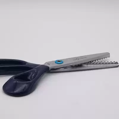 Imported sewing tailor scissors Italy Bimex Premax triangle dog tooth scissors lace cloth sample new