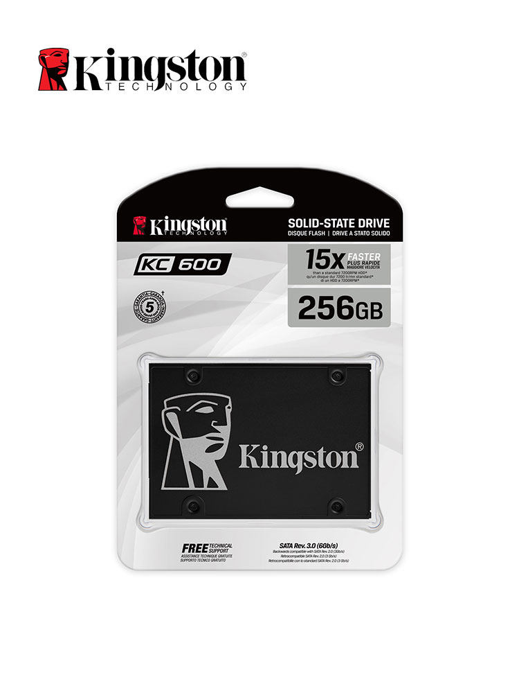 Kingston Kc600 256g Solid State Drive Laptop Hard Drive Desktop Computer Ssd Sata Interface 2.5inch
