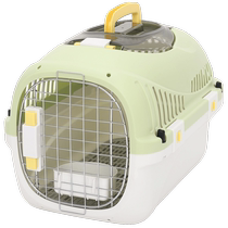 Cat flight case cat bag portable outing dog checked box cat cage pet space box cat box car dog cage