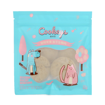 酷奇思宠物冻干生骨肉饼4块/袋