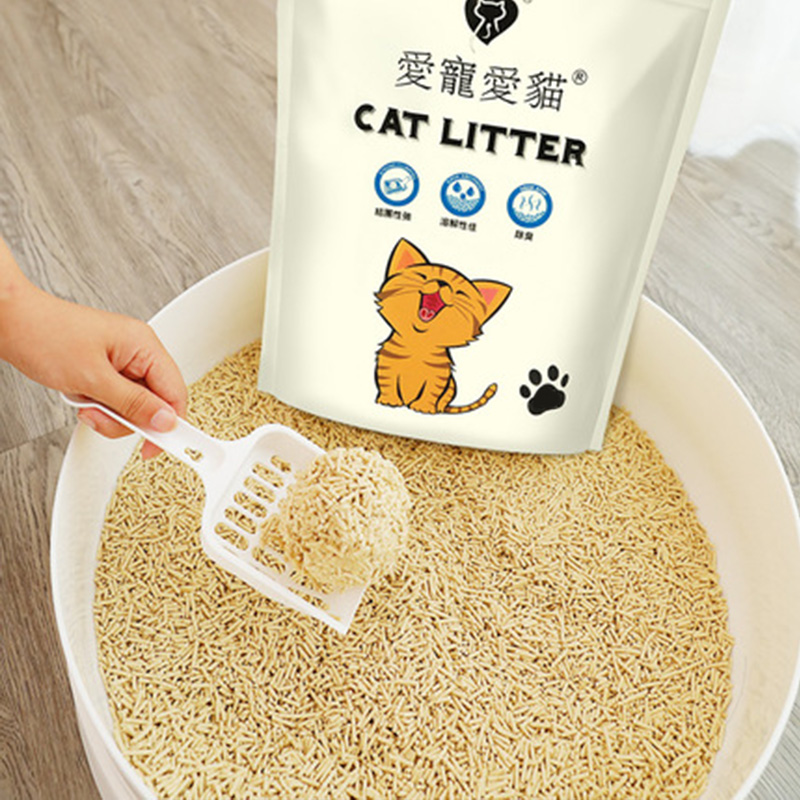 love love favorite cat cat tofu cat sand corn tofu sand deodorant dust-free fine grain sand supplies N1 co-plant