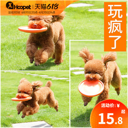 Flying disc dog special flying disc dog toy resistant to bite outdoor training dog Flying Saucer Pet Border Shepherd Dog Minidog Puzzler