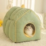 Кошачье гнездо зимой теплое, закрытое и безопасное, подстилка для кошек подходит для любого времени года, зимой используется коврик для кошек, приют для кошек