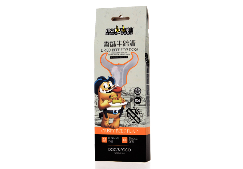 Mengbei giòn giòn vạt 65g taidijinmao răng hàm của con chó dính sạch răng xương thú cưng ăn vặt thức ăn cho chó phốc hươu