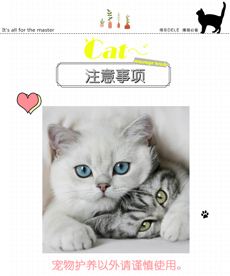Bàn chải tắm cho chó Dele Teddy công cụ đặc biệt thú cưng tắm massage cung cấp đồ tắm cho mèo - Cat / Dog Beauty & Cleaning Supplies 	mua lược chải lông mèo