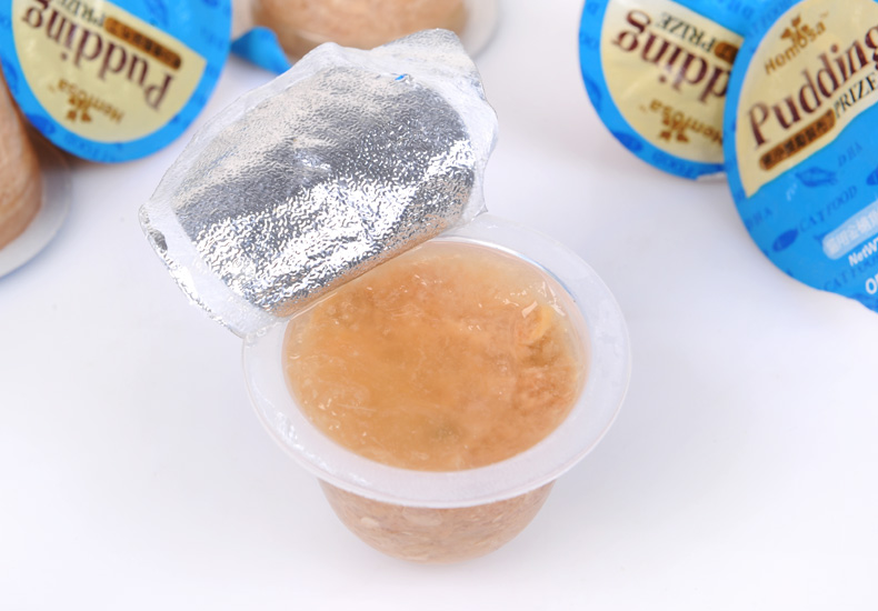 Cát đen thưởng mèo pudding 6 gói mèo ăn nhẹ thú cưng thức ăn ướt mèo tươi gói mèo đóng hộp đa hương vị 48 viên - Đồ ăn nhẹ cho mèo hạt minino