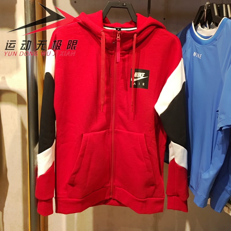 Áo khoác nam Nike chính hãng cộng với áo khoác nhung ấm thể thao trùm đầu 2019 xuân 928630-AR1816-010 - Áo khoác thể thao / áo khoác áo khoác lining nữ
