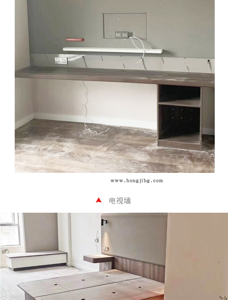 Nhà máy trực tiếp chuỗi khách sạn chọn thời trang hiện đại cửa hàng khách sạn tùy chỉnh nội thất phòng khách sạn - Nội thất khách sạn kệ tivi hiện đại