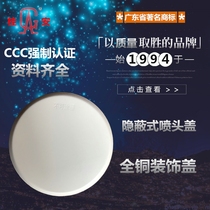 Concealed spray head cover panel decorative board Guian decorative cover hidden fire sprinkler decorative cover