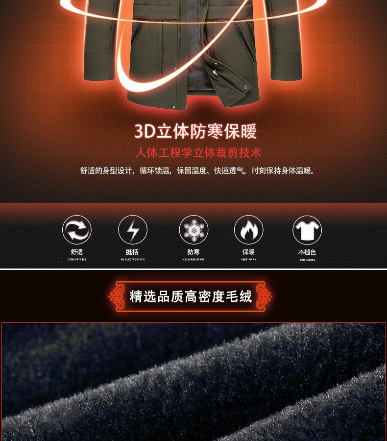 Blouson hiver pour homme en Polyester - Ref 3111894 Image 8