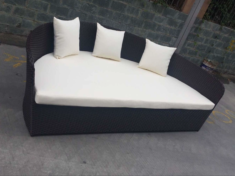 Đặc biệt cung cấp sofa tròn sofa ngoài trời sofa ban công ngoài trời giải trí kết hợp sofa mây khách sạn đồ nội thất mây - Bàn ghế ngoài trời / sân