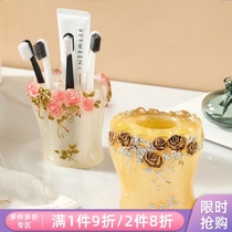 Toothbrush holder creative wash cup set toothbrush box toothpaste tube cylinder set dental box put toothbrush toothpaste shelf