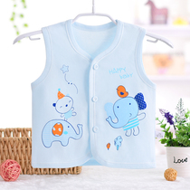 Baby vest vest summer cotton newborn infant vest spring and autumn thin waistcoat boy and girl baby vest