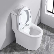 Small-sized household toilet conjoined flush toilet siphon type large impulse small size deodorant toilet toilet toilet