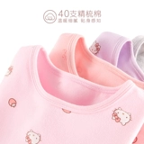 Хлопковый комбинезон, детское термобелье, леггинсы, осенний комплект, подходит для подростков