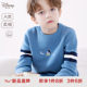Disney children's sweater boy knitted base shirt autumn and winter new style medium and large children's fashionable pure cotton children's clothing thin