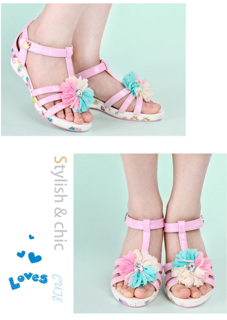 Chaussures enfants en autre HELLO KITTY orteil totem pour été - Ref 1039209 Image 20