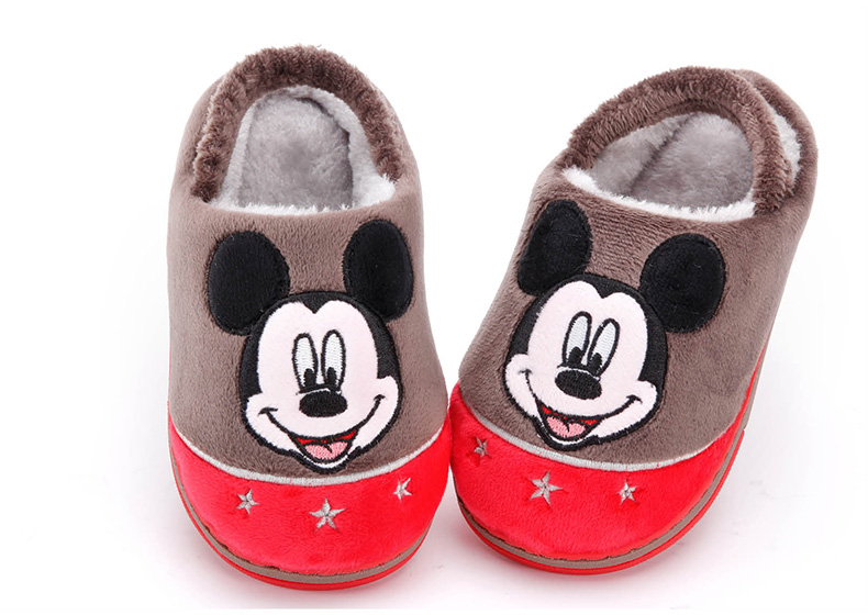 Chaussons enfants en suède DISNEY pour hiver - semelle autre - Ref 1012315 Image 23