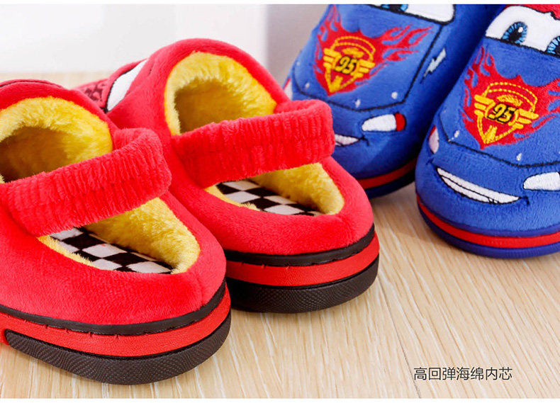 Pantoufles enfants en suède DISNEY pour hiver - semelle autre - Ref 1032632 Image 15