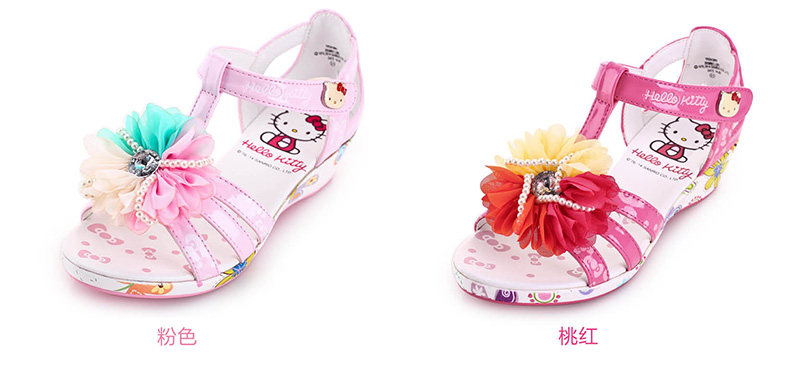 Chaussures enfants en autre HELLO KITTY orteil totem pour été - Ref 1039209 Image 11