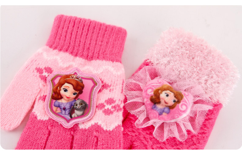 Gants pour fille DISNEY en acrylique - Ref 2150083 Image 17