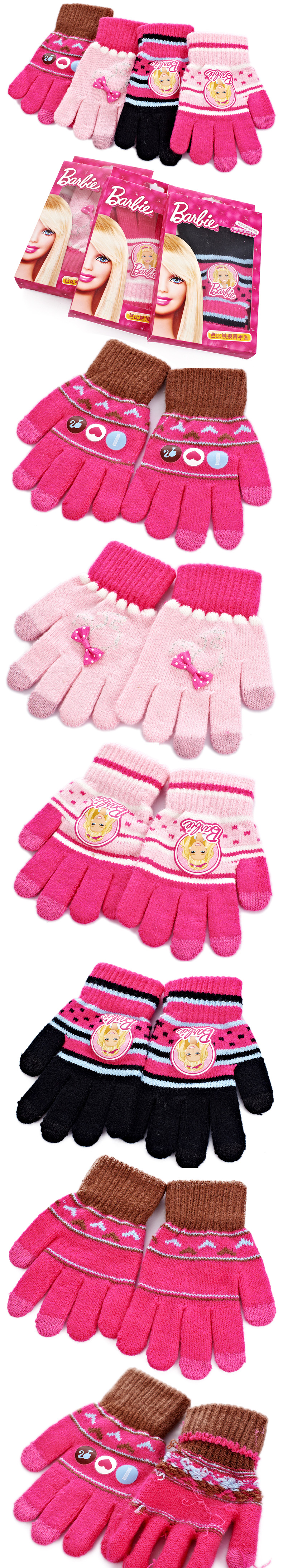 Gants pour fille BARBIE en acrylique - Ref 2149678 Image 15
