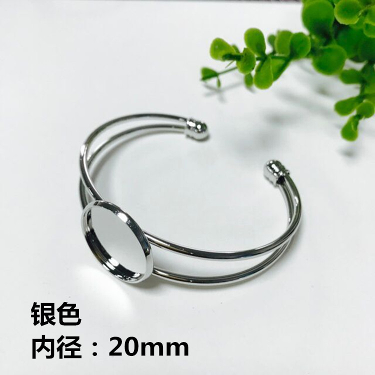 Vòng đeo tay cổ điển Hỗ trợ DIY Trang sức Phụ kiện Thời gian Đá quý dưới cùng Vòng hoa nướng Vòng tay vòng tay pandora pnj