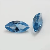 Искусственные синтезированные сапфировые аксессуары, ювелирное украшение, инкрустация камня, x6, x16, 16мм