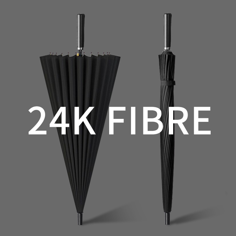 Men's long handle Umbrella Custom logo Rainstorm Special Car Big double Black Abstinence Ensemble Fully Automatic Umbrella Men