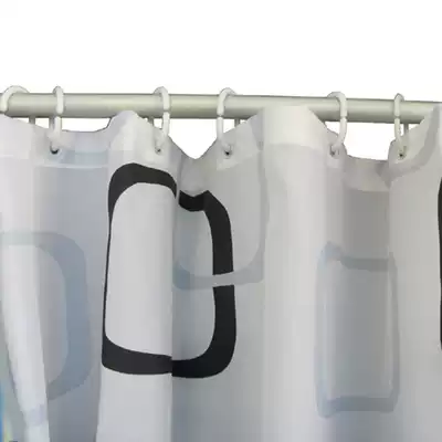 Waterproof shower curtain bathroom cloth partition window waterproof thickening polyester shower curtain Network World 2 meters high shower cloth US Europe