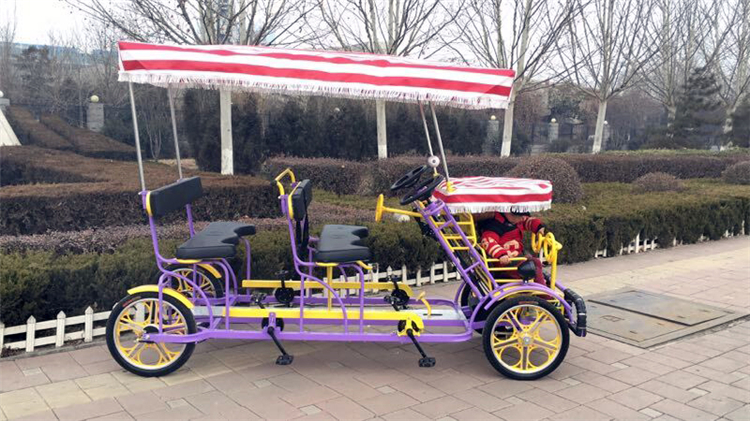 Auwitt Four Wheels Couplets Bikers Biathlon Duo's Luxury Sightseeing Taxi All-wheel Couple