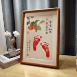 Детские отпечатки рук и ног, сувенир для новорожденных