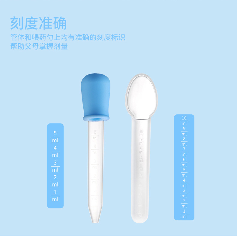Thiết bị cho ăn nhỏ giọt gấu + bộ thìa cho trẻ ăn Dụng cụ cho trẻ sơ sinh chống mạt cần thiết hàng ngày - Cup / Table ware / mài / Phụ kiện áo yếm chống nước